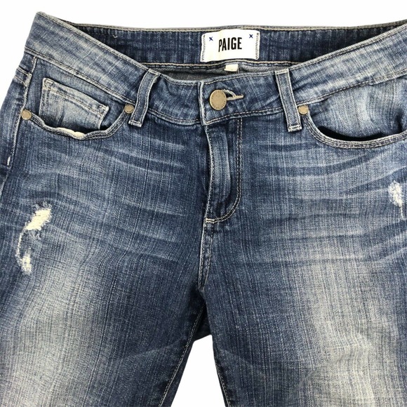 Paige Verdugo Ultra Skinny Distressed Jeans - Picture 4 of 7